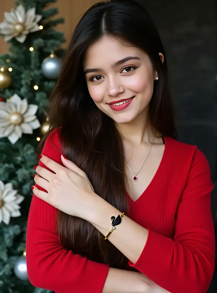 Swan Bracelet - Black 🦢🖤