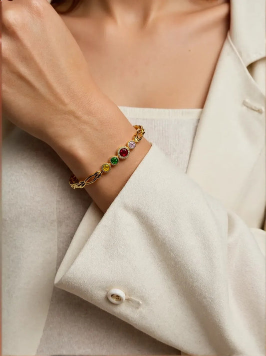 Stones bracelet (Golden)